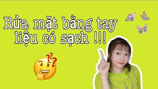 Sự khác biệt giữa rửa mặt bằng tay và bằng máy rửa mặt LACO !!