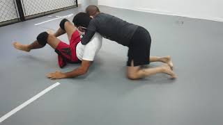 Aula de jiu-jitsu com professor Pedro Petry