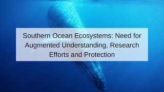 Southern Ocean Ecosystems