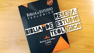 Biblia de estudio TEOLÓGICO REINA VALERA 1960 / Guia COMPLETA y como UTILIZARLA / Reseña - REVIEW