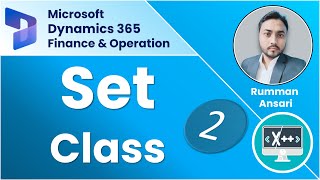 Set class in X++ Programming Language   Part 2