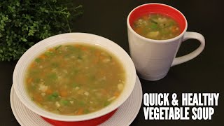 Quick & Healthy Vegetable Soup Recipe in Tamil |சத்தான காய்கறி சூப் |Veg Soup | Mixed Vegitable soup