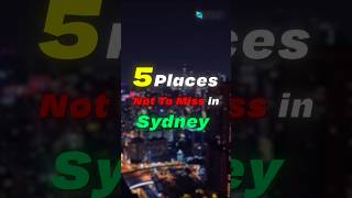 😍🥳5 Places not to miss in #sydney #shorts #tryppa