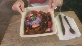 New! First Watch's Wild Berry Lavender French Toast Food Review #viral  #viralvideos