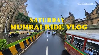 Saturday morning in Mumbai | ride and  | checking my new insta 360x3 camera amazing result