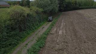 Drone Shots 19: military jeep 1956, quick shots Gulpen Limburg Nekaf Willys