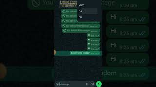 How To Edit WhatsApp Messages #shorts #whatsapp #whatsapptricks