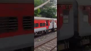 Local train journey in India | Other express train overtaken