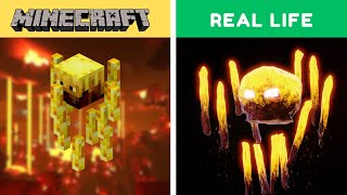 Minecraft mobs in real life