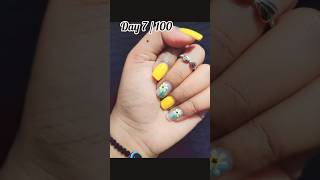 Day 7 / 100 days Nailart #dottingtool #trending #easynailart #100dayschallenge #shorts #diy