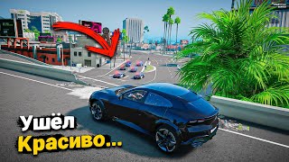 КРАСИВО УШЕЛ ОТ ПОГОНИ НА НОВОЙ FERRARI И ЗАСКАМИЛ КОПОВ! ПОЛИЦЕЙСКИЕ ПОГОНИ В GTA 5 RP Burton!