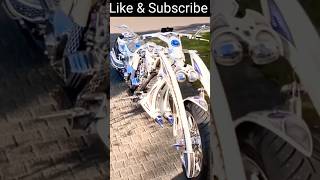 🔥💪 Amazing custom chopper bike #shorts #viral #trending #chopper