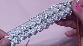 How to crochet a beautiful bag handle