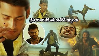 Mahesh Babu Powerful Fight With Prakash raj goons super hit action scenes | Anushka Shetty