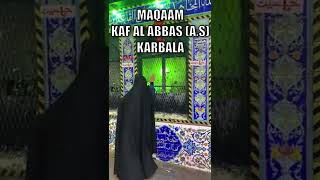 Maqaam Kaf Al Abbas (a.s) Karbala #shorts #shiashorts #karbala