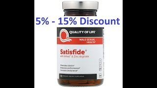 Discount - Quality of Life Labs, Satisfide with Virilast & Zinc Arginate, 90 Vegicaps Review