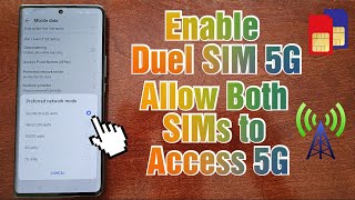 Honor Magic 5 Lite How to Enable (DUEL SIM 5G) Allow Both Sim Cards to Access 5G Network