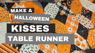 How to Sew a Halloween Table Runner with 1 Charm Pack | Free Pattern | Tutorial