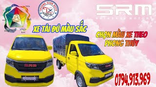 XE TẢI SRM T20, 930KG. Chọn Màu Tùy Thích.   Ô TÔ TRƯỜNG XUÂN.0794 913 969