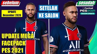 [NEW update Maret 2021] Tutorial Update Wajah Pemain PES 2021 DLC 4.0 - SP21 Mega Facepack PES 2021