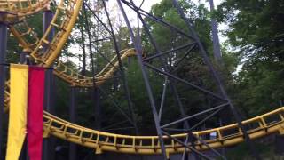 Loch Ness Monster POV Offride Interlocking Vertical Loops Busch Gardens Williamsburg