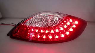 LED Tail Light For 2011 2012 2013 2014 Mazda 2 Demio Left Clear & Red Lens