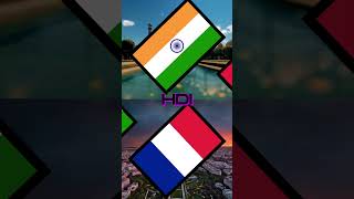 Ending This Debate - India Vs France | Full Comparison | #comparison #shorts #countries #1v1 #vs