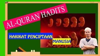 Materi Al-Quran Hadits Kelas XI PROSES PENCIPTAAN MANUSIA