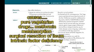 vitamin B12 page 69|first aid USMLE|fcps part-1 preparation forum