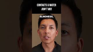 #shorts Avoid Blindness: Why Contacts & Water Don't Mix (2024)