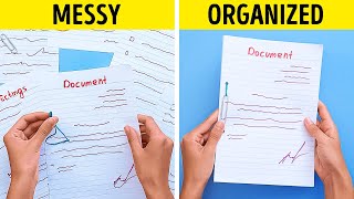 Smart Hacks And Crafts For Organized Life! 📚