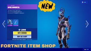 NEW SPIRE IMMORTAL  SKIN IN FORTNITE ITEM SHOP | NEW SKIN IN FORTNITE |DAILY ITEM SHOP