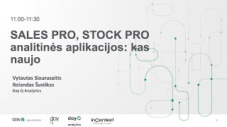 Sales PRO, Stock PRO analitinės aplikacijos: kas naujo