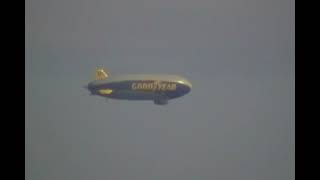 Goodyear Blimp cruising by ....