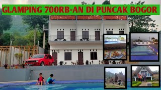 GLAMPING MURAH DI PUNCAK , CUMA 700 RIBUAN KAPASITAS 5-6 ORANG II VILLA GREEN VIEW SYARIAH