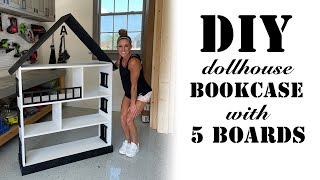 DIY Dollhouse Bookcase