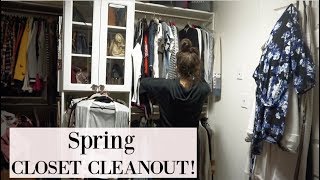 CLOSET CLEANOUT 2019 | MAKING ROOM FOR SPRING | HOW I DECIDE WHAT TO KEEP & WHAT TO TOSS!