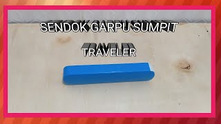 review sendok garpu sumpit traveler