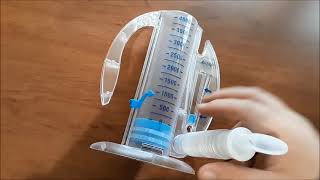 How Properly Use Manual Volumetric Incentive Spirometer (AirLife VyAire Medline Operate Instructions