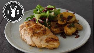 Perfect Chicken Breast, Bacon & Sage Potatoes | Kitchen Daddy