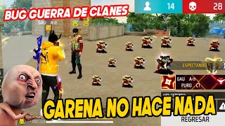 El BUG que esta DAÑANDO el modo GUERRA DE CLANES en free fire 😡