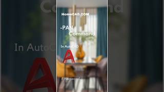 -PAN Command In AutoCAD @homecad #shorts #shortvideo #autocad #tutorial  #youtubeshorts #practice