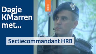 Dagje KMarren met Omar: sectiecommandant HRB