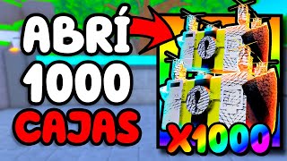 Abrí 1000 PENCIL CRATES y me TOCÓ esto en Toilet Tower Defense...