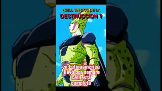 Cell fue un dios de la destruccion?. #dragonball #dbz #cell #shortsfeed