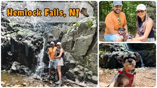 Hemlock Falls, New Jersey | First Hike with Coco🐾| Summer 2022 | Travellers Journal by Isha&Pranjal