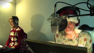 The Dinosaur That Pooped Christmas by Tom Fletcher and Dougie Poynter - Recording The Audio Book