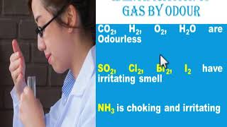 qualitative analysis - Identification of gases