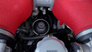 2014 FERRARI 458  GAS CAP OPEN AND ENGINE