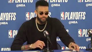 Javale McGee Postgame Interview After Game One - 2018 NBA Playoffs